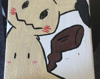 Made to Order Mimikyu Acrylic Mini Painting