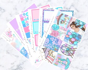 Carnival Sticker Kit (Glam Planner Stickers for Erin Condren Life Planner)