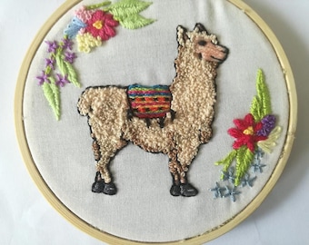 No ProbLlama 4inch Embroidery Hoop