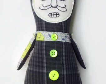 Handmade Art Doll - Bernard