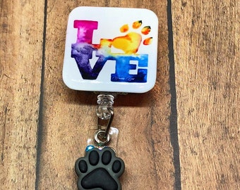 Sale Badge Reel Dog - Badge Holder Retractable Dog - Name Badge Holder