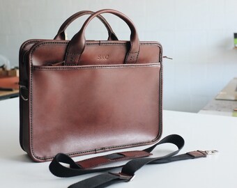 Leather mens briefcase womens leather briefcase mens handbag mens messenger bag men leather satchel mens laptop bag