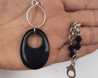 Black Obsidian and Black Onyx Necklace