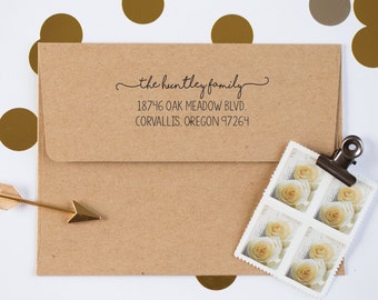 ADDRESS STAMP - Self Inking Return Address Stamp, Personalized Address Stamp Custom Stamp Address Invitation & Wedding address Stamp, stamp