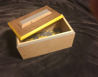 Maple and Walnut box