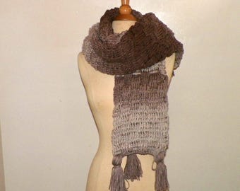 Brown Scarf Super Blanket Giant Wrap Shawl Stole Oversized Extra Long Winter Chunky Cowl Womens