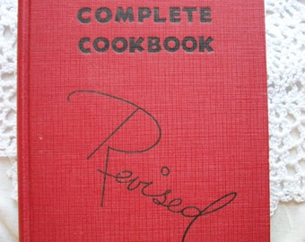 The Revised Rumford Complete Cook Book 1938 Edition Rumford Chemical Co., Rumford, R.I. One to have!