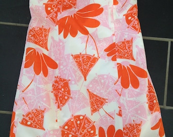 Beautiful Lilly Pulitzer Orange and Pink Strapless Dress