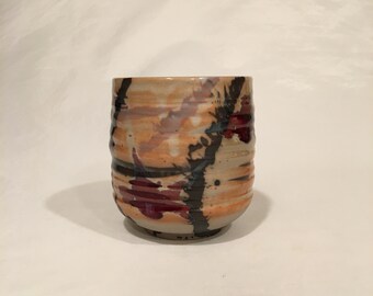 Handmade Yunomi cup, Japanese Tea Cup, Ceramic Cup TCAPL18MCG8