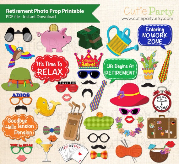 Retirement Party Photo Booth Prop Retirement Celebration