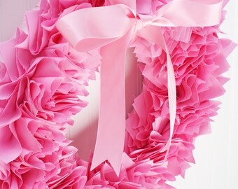 PINK BABY WREATH. Baby girl wreath. Baby shower wreaths girl. Baby wreath for hospital. New baby wreath. Welcome baby wreath. Decorations.