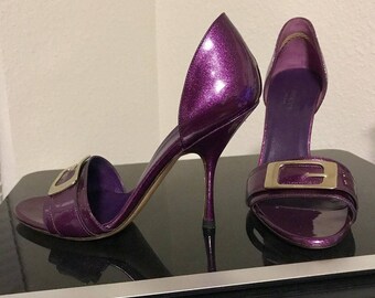 Purple Gucci Heels/Pumps