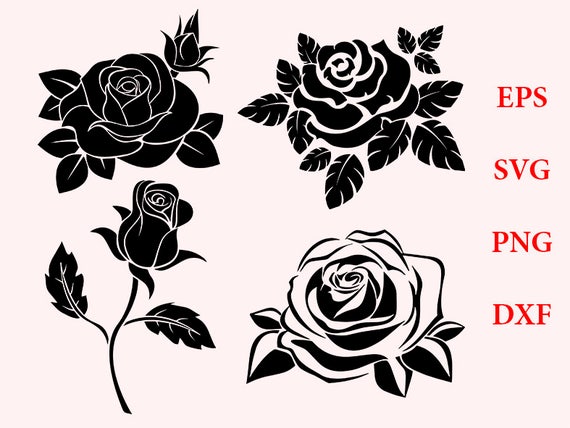 Free Free 129 Rose Flower Svg SVG PNG EPS DXF File