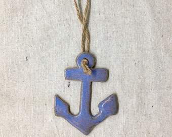 Ceramic Anchor Ornament