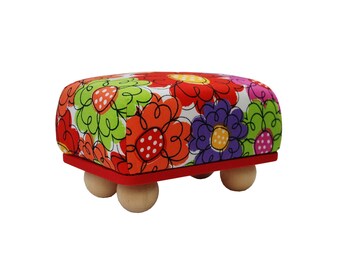 Large 6" x 4" Pincushion with Feet