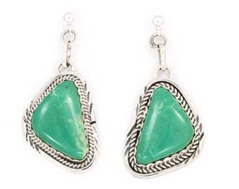 Turquoise Bear Fetish Earrings