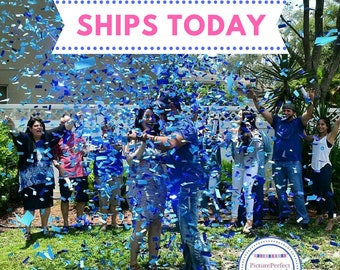 Long Distance Gender Reveal Idea| Confetti Cannon| Confetti Cannons| Gender Reveal Bath Bomb alternative| Unique Gender Reveal| Sex Reveal