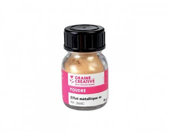 Powder effect gold metal 8 grams