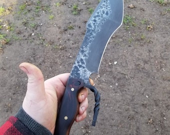 Hand forged Neotribal, Apocalyptic Handmade Knife - "Scythis"