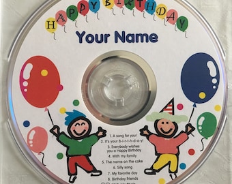 Personalized Birthday Songs on CD