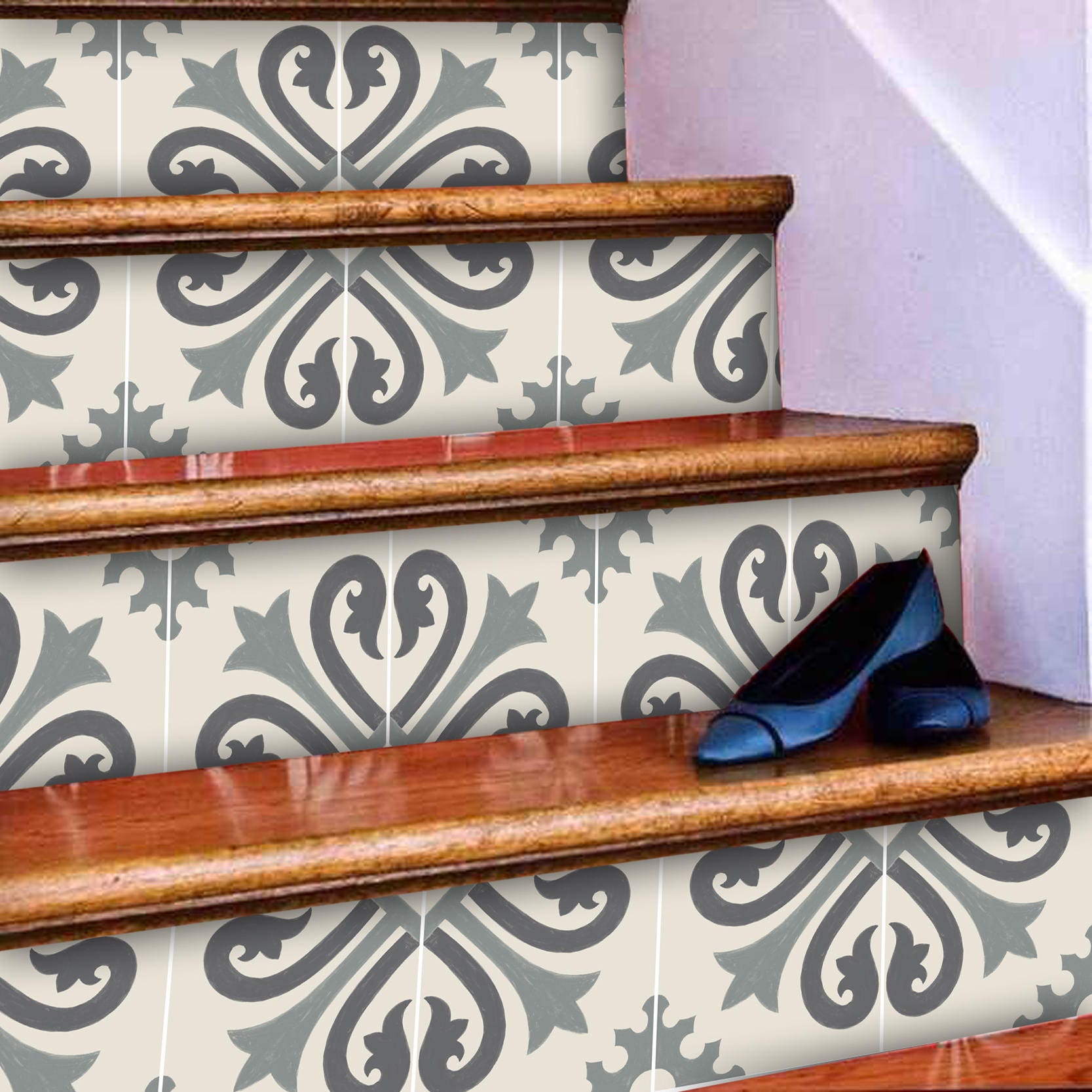 Stair Riser Stickers Removable Stair Riser Vinyl Decals