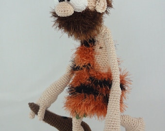 Amigurumi Crochet Pattern - Clifford the Caveman - English Version