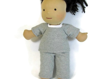 14, 15, 16 inch Waldorf doll clothes, sweat suit, 15 inch doll clothes, doll pants and top, handmade