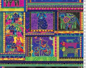 Laurel Burch Dogs & Doggies Panel