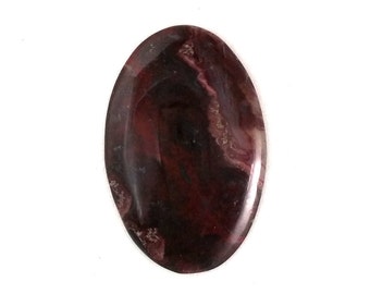 Dark Red Jasper Agate Cabochon 24 x 36mm C22