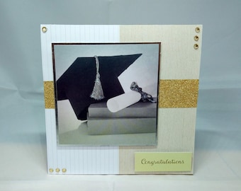 Congratulations/Well Done Card - Exams/Graduation - luxury unique quality bespoke UK