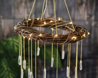 Outdoor Chandelier - Garden Wedding Lights - Romantic Garden Lights - Patio Chandelier Lighting - Outdoor Wedding Lighting - Bohemian Garden