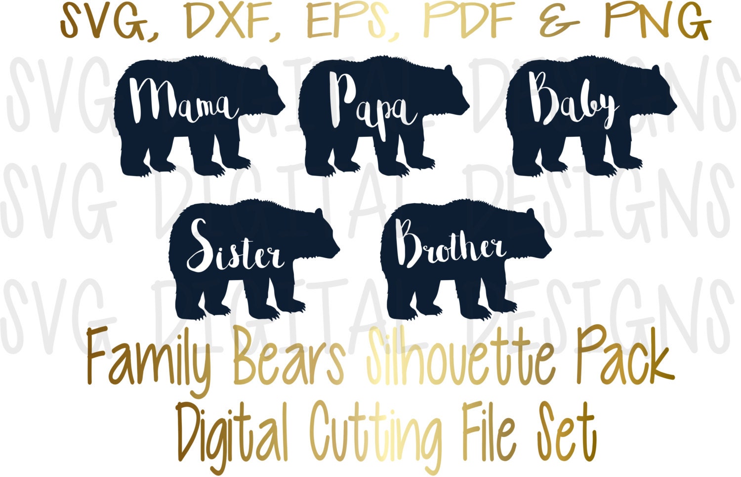 Free Free 326 Mama Bear Papa Bear Baby Bear Svg SVG PNG EPS DXF File