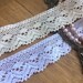 1-1/4" White Lace, Scalloped Edge Lace, Bridal Lace, Baby Clothing Lace, Table Cloth Lace, Skirt Edge Lace - L4