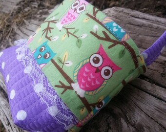 Baby's First Purse, Tiny Purse, Purse for One Year old, Owl Purse, Little Girl's Purse