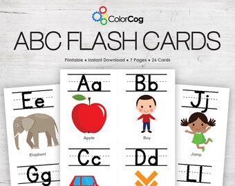 Flash cards for kids | Etsy