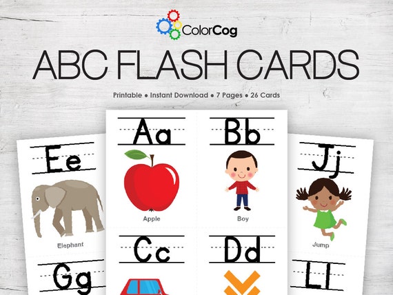 abc flash cards printable pdf