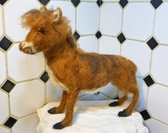 Needle Felt Donkey by Maure Bausch