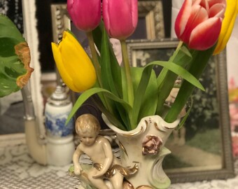 Antique Flower Vase/Figurine