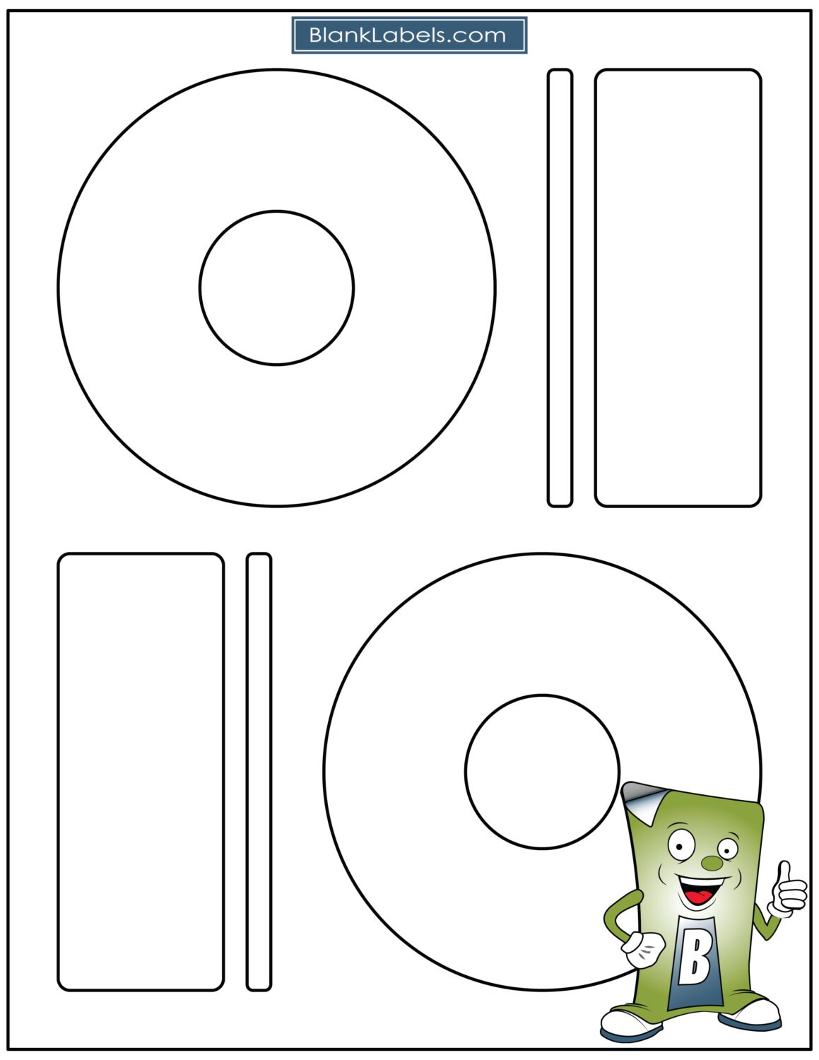 label 5931 template download