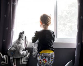 X-Men, grandir avec moi, jambières pour bébés, pantalons d’yoga, pantalon de couches de tissu, enfants de x-men, enfants wolverine, super héros enfants, enfants chibi, ville de super héros