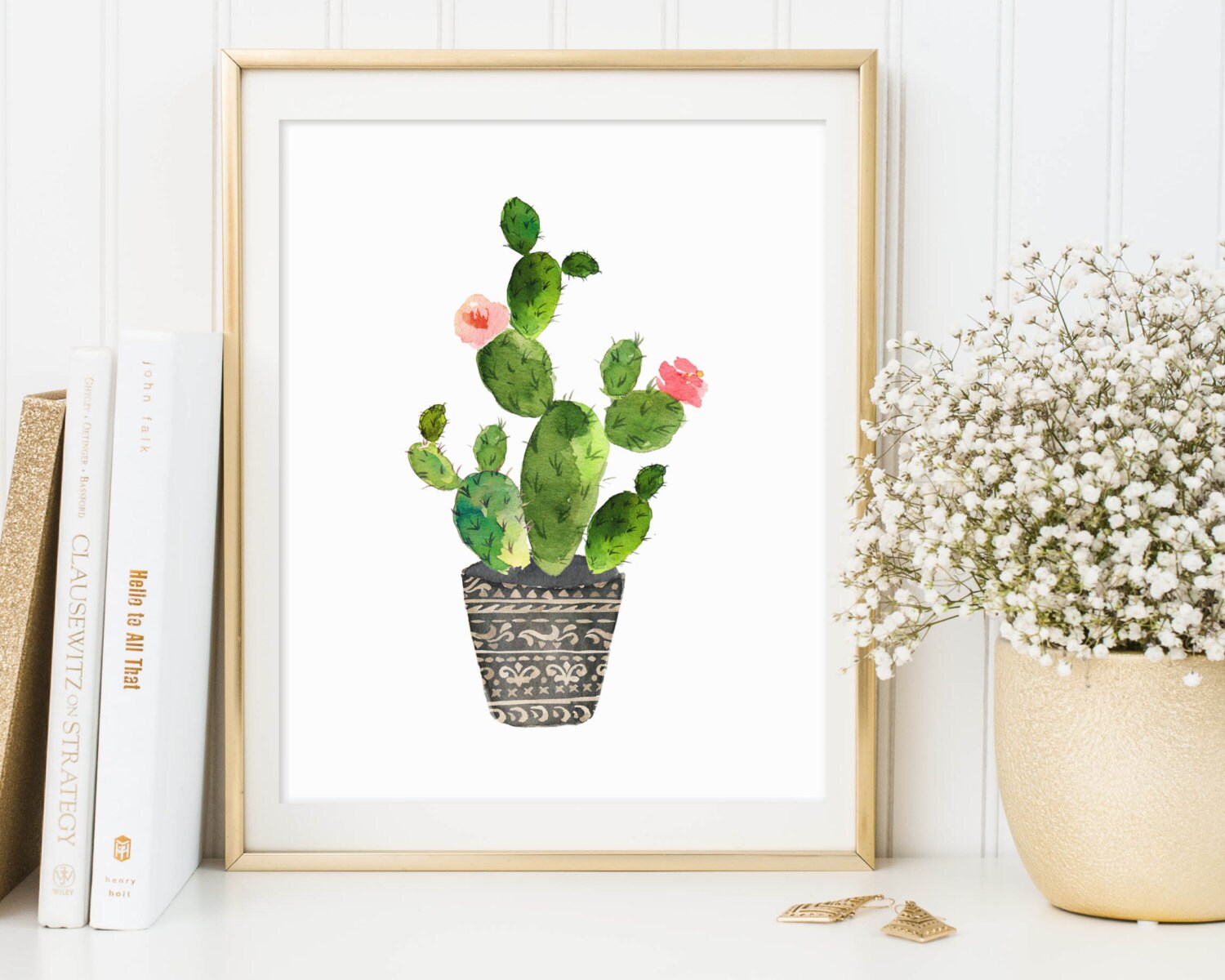 Cactus Print Cactus Printable Cactus Wall Art Botanical