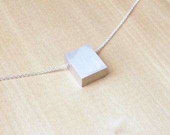 Aluminum Necklace Contemporary Necklace Minimalist Necklace Clarity Series II