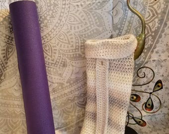 Crochet yoga mat bag | Etsy