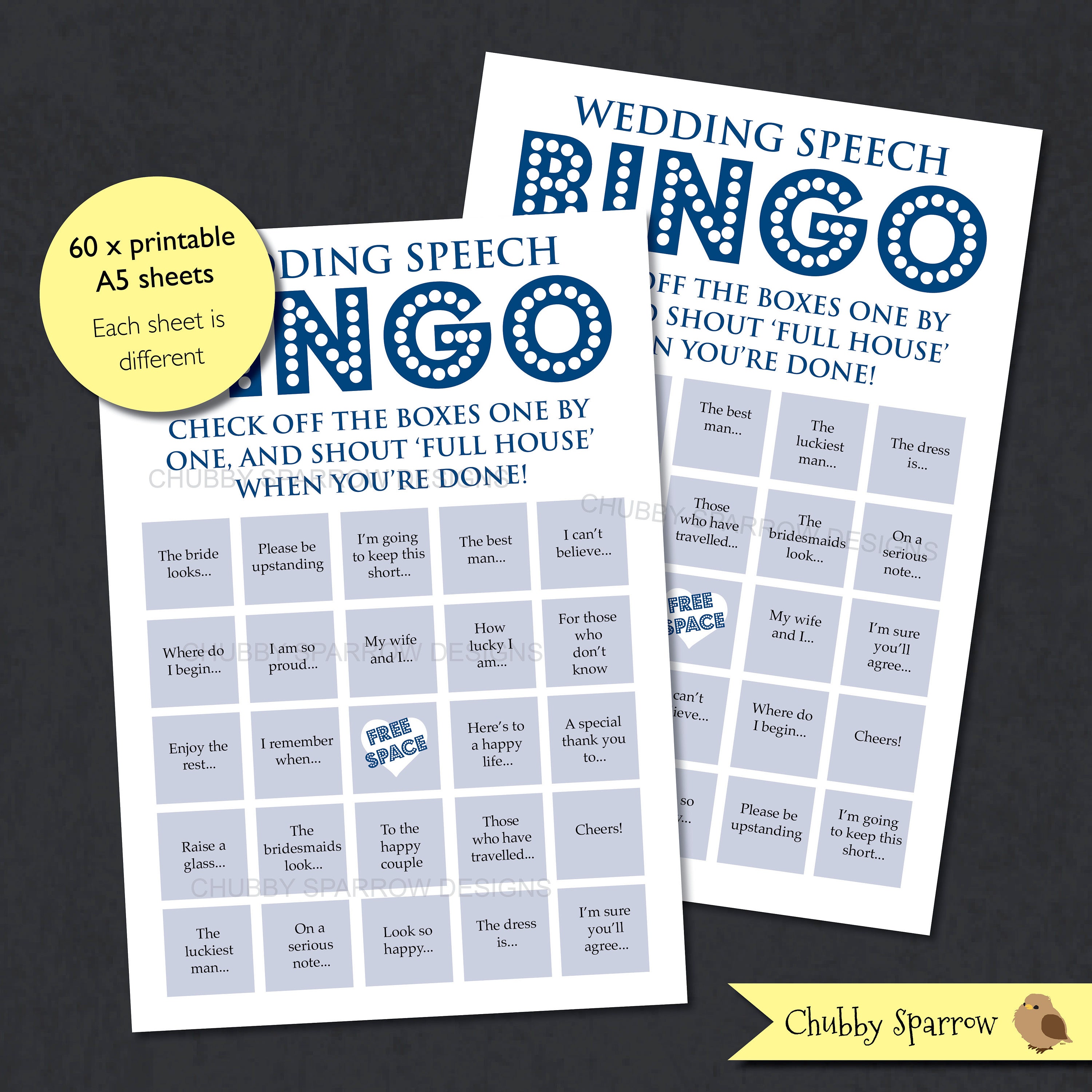 How to play wedding bingo How to play wedding bingo picture