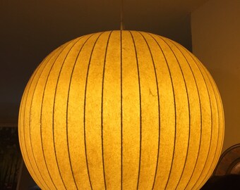 Original George Nelson Bubble Lamp 20" Howard Miller Mid-Century Modern Eames era MCM