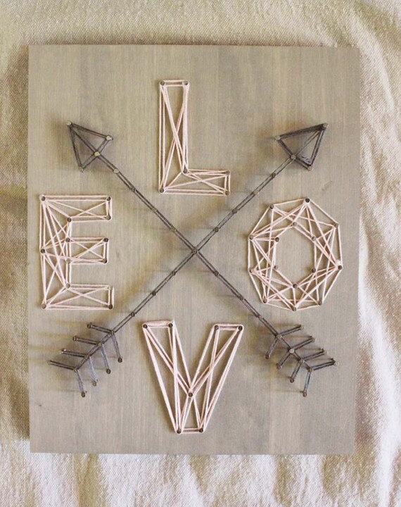 Arrow Love String Art