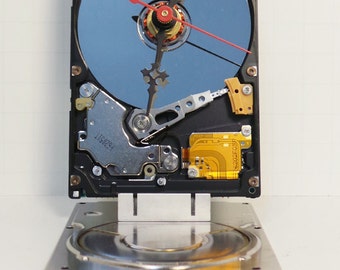 Laptop Harddrive Clock