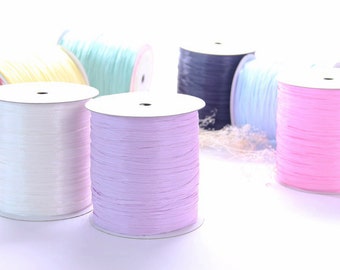 Raffia Yarn Available in 53 colors / 250 m / Yarns for Strawhat / Raffia Ribbon / Straw Ribbon / Natural Raffia
