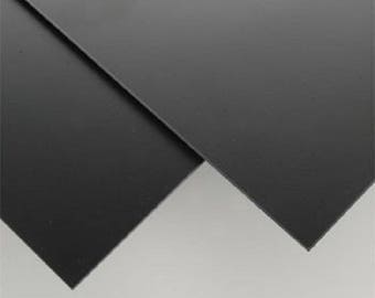 Polystyrene-HIPS(High Impact Polystyrene)-black 0.060" Thick-Pick Your Size