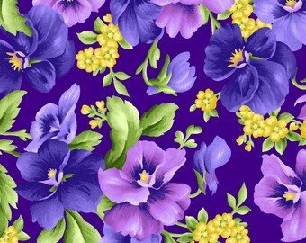 EMMA'S GARDEN designed by Debbie Beaves for Maywod Studio - bty - item #MAS9170-V
